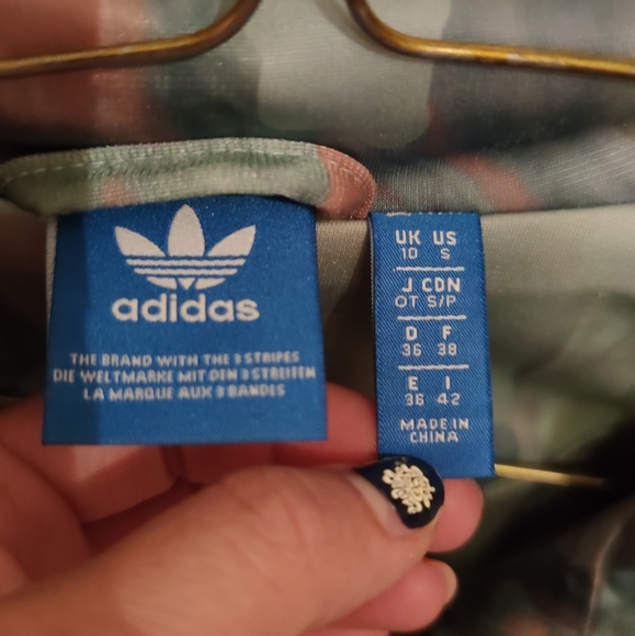 Adidas Pastel Swirls Track Jacket Sz S - Picture 12 of 12